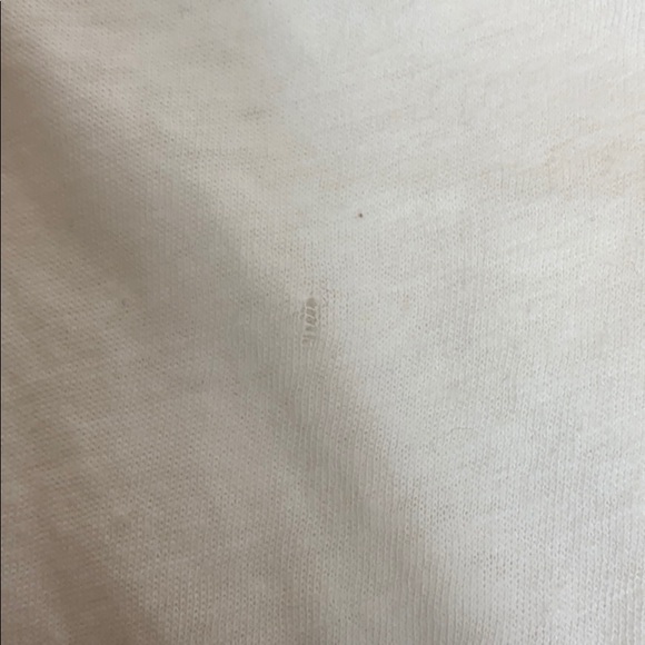 Anthropologie Deletta Creme T-shirt with Lace - Picture 10 of 10